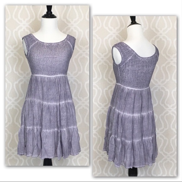 *CLEARANCE* Dusty Grey Mineral Washed Dress - Picture 2 of 16